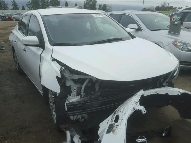 3N1AB7AP7GY219446 - 2016 NISSAN SENTRA S WHITE photo 1