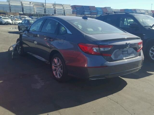 1HGCV1F16JA015412 - 2018 HONDA ACCORD LX GRAY photo 3