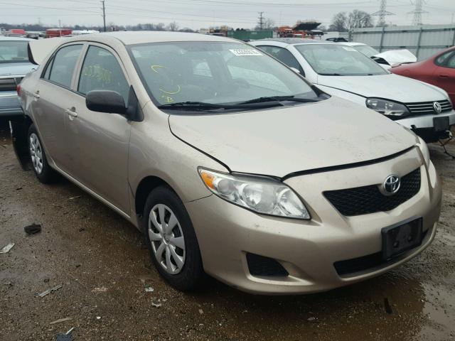 1NXBU4EE9AZ335370 - 2010 TOYOTA COROLLA BA TAN photo 1