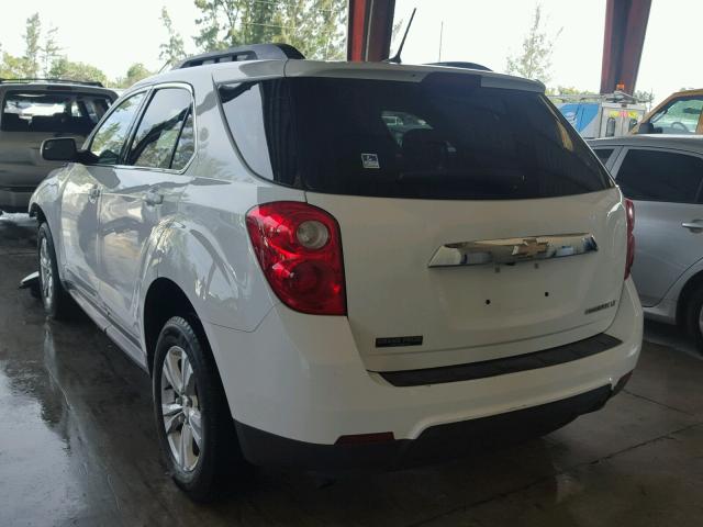 2GNALDEK5D1128345 - 2013 CHEVROLET EQUINOX LT WHITE photo 3