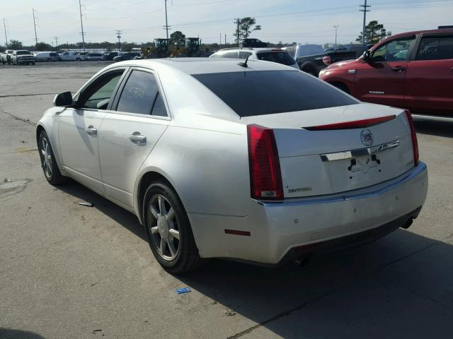 1G6DV57V380210110 - 2008 CADILLAC CTS HI FEA WHITE photo 3