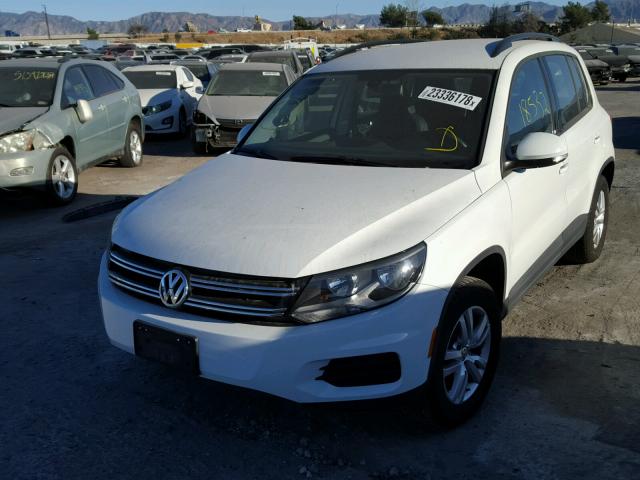 WVGAV7AX3GW562861 - 2016 VOLKSWAGEN TIGUAN S WHITE photo 2