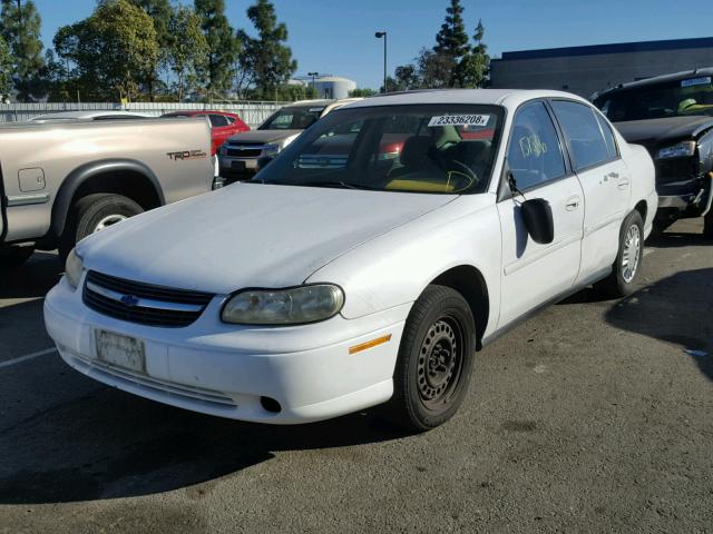 1G1ND52J616269320 - 2001 CHEVROLET MALIBU WHITE photo 2