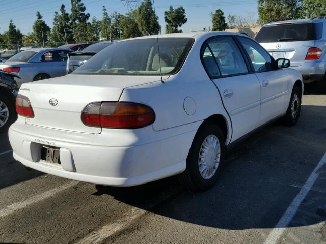 1G1ND52J616269320 - 2001 CHEVROLET MALIBU WHITE photo 4