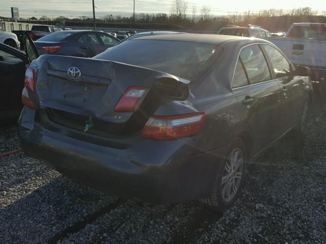 4T1BE46K48U744050 - 2008 TOYOTA CAMRY CE GRAY photo 4