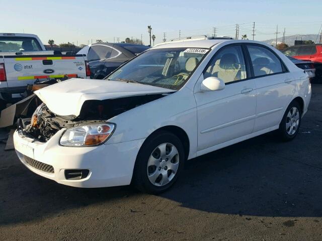 KNAFE122375466967 - 2007 KIA SPECTRA EX WHITE photo 2