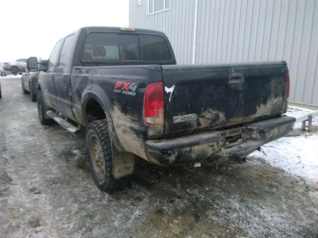 1FTWW31P87EB20406 - 2007 FORD F350 SRW S BLACK photo 3