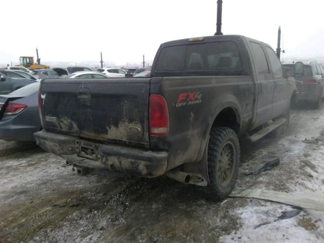 1FTWW31P87EB20406 - 2007 FORD F350 SRW S BLACK photo 4