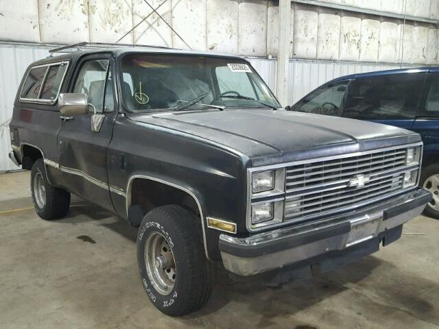 1G8EK18H7EF103737 - 1984 CHEVROLET BLAZER K10 BLACK photo 1