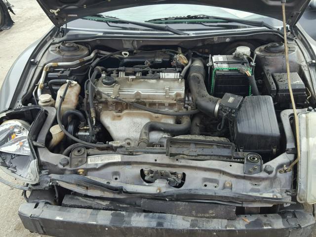 4A3AC44G02E042018 - 2002 MITSUBISHI ECLIPSE GS GRAY photo 7