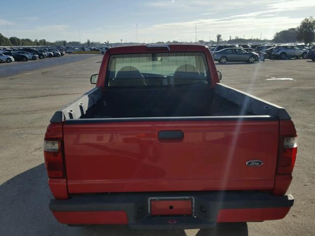 1FTYR10U02PA70271 - 2002 FORD RANGER RED photo 10