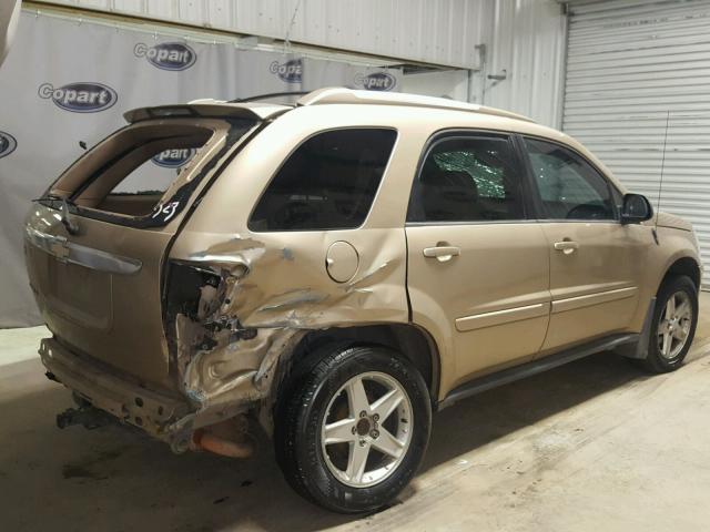 2CNDL63F356121983 - 2005 CHEVROLET EQUINOX LT GOLD photo 4