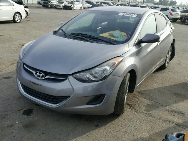 KMHDH4AE9BU108801 - 2011 HYUNDAI ELANTRA GL GRAY photo 2