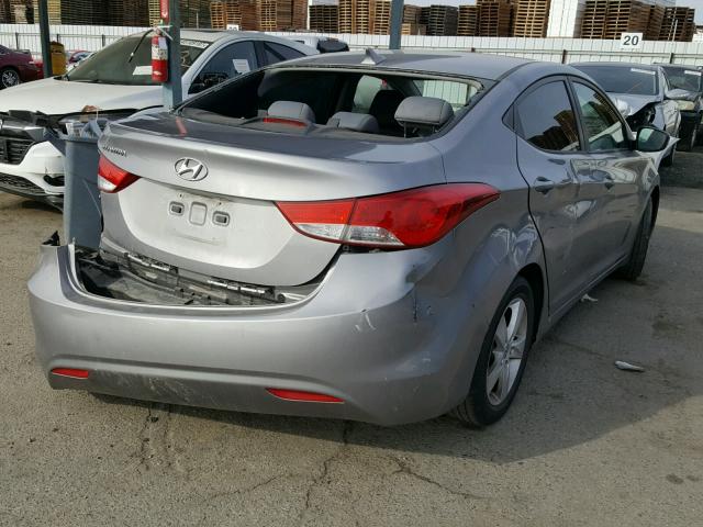 KMHDH4AE9BU108801 - 2011 HYUNDAI ELANTRA GL GRAY photo 4