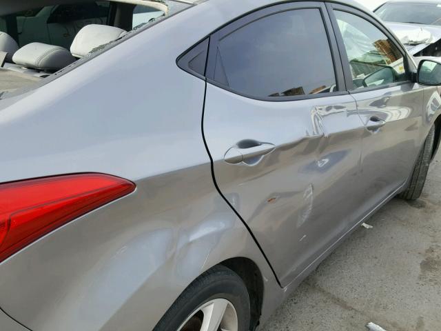 KMHDH4AE9BU108801 - 2011 HYUNDAI ELANTRA GL GRAY photo 9