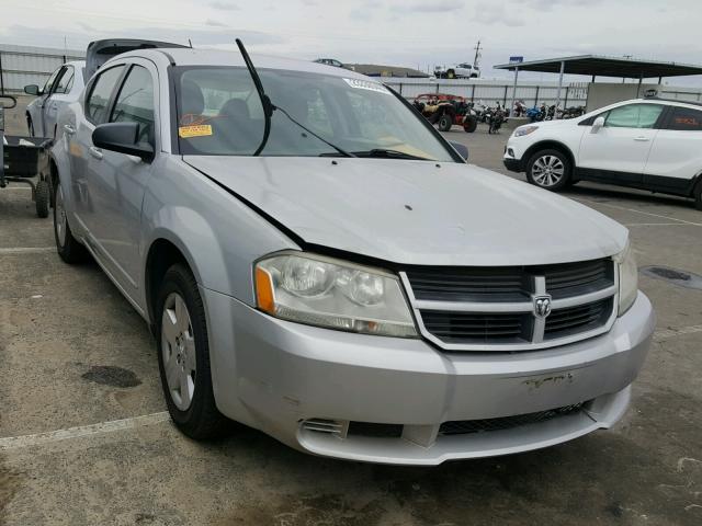 1B3LC46JX8N252110 - 2008 DODGE AVENGER SE SILVER photo 1