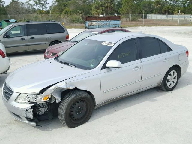 5NPET46FX9H404844 - 2009 HYUNDAI SONATA GLS SILVER photo 2