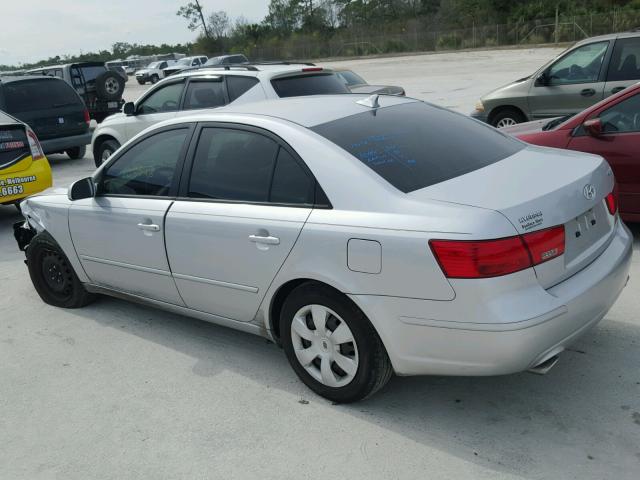 5NPET46FX9H404844 - 2009 HYUNDAI SONATA GLS SILVER photo 3