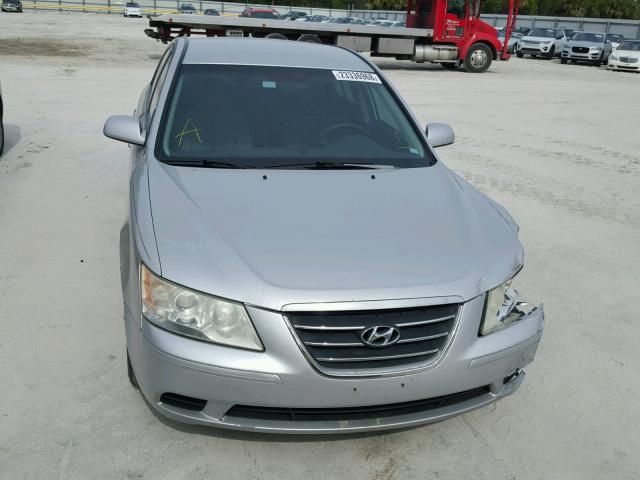 5NPET46FX9H404844 - 2009 HYUNDAI SONATA GLS SILVER photo 9