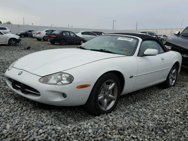 SAJGX2045XC040674 - 1999 JAGUAR XK8 WHITE photo 2