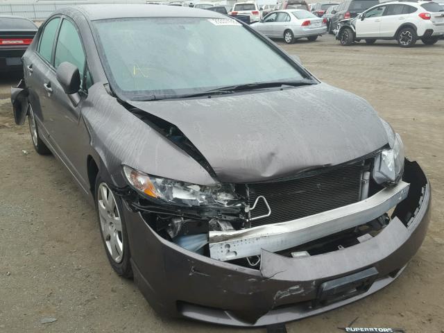 19XFA1F55AE071154 - 2010 HONDA CIVIC LX GRAY photo 1