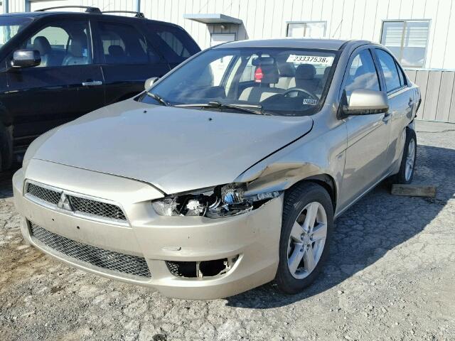 JA3AU26U98U031443 - 2008 MITSUBISHI LANCER ES GOLD photo 2