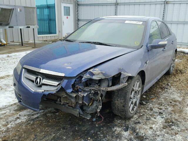 19UUA76558A802870 - 2008 ACURA TL TYPE S BLUE photo 2