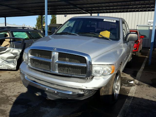 1D7HA18D64J261927 - 2004 DODGE RAM 1500 S SILVER photo 2