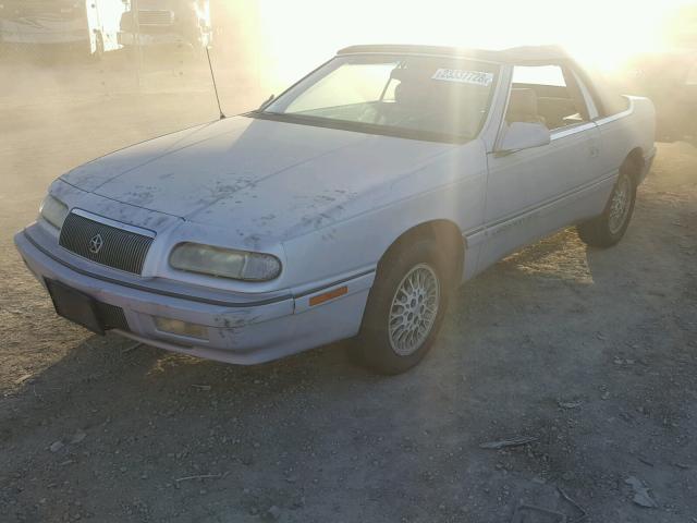 1C3EU4534RF300756 - 1994 CHRYSLER LEBARON BA GRAY photo 2