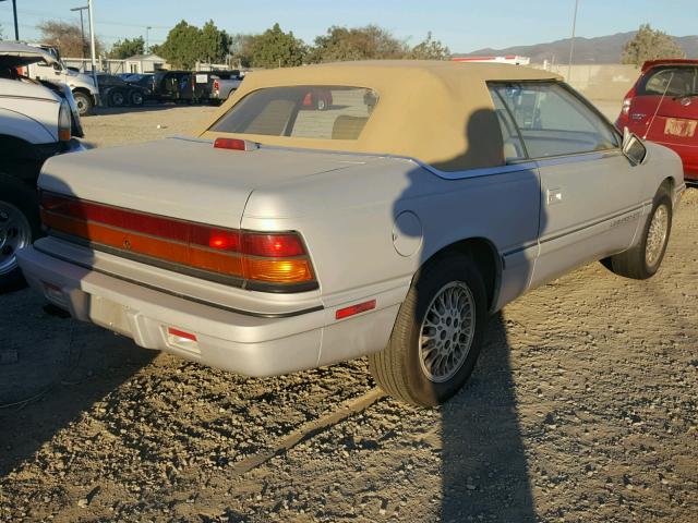 1C3EU4534RF300756 - 1994 CHRYSLER LEBARON BA GRAY photo 4