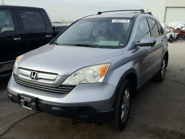 JHLRE48757C027255 - 2007 HONDA CR-V EXL SILVER photo 2