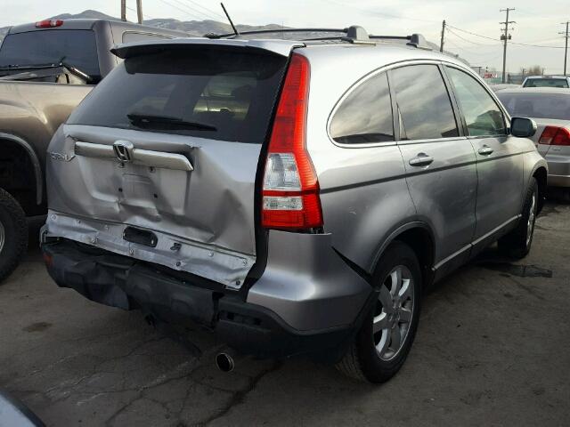 JHLRE48757C027255 - 2007 HONDA CR-V EXL SILVER photo 4