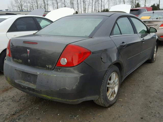 1G2ZG528754150467 - 2005 PONTIAC G6 CHARCOAL photo 4