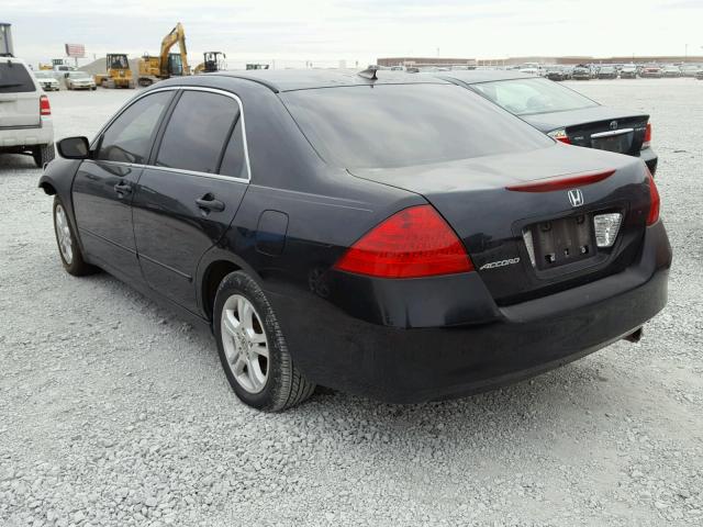 1HGCM56386A119032 - 2006 HONDA ACCORD SE BLACK photo 3