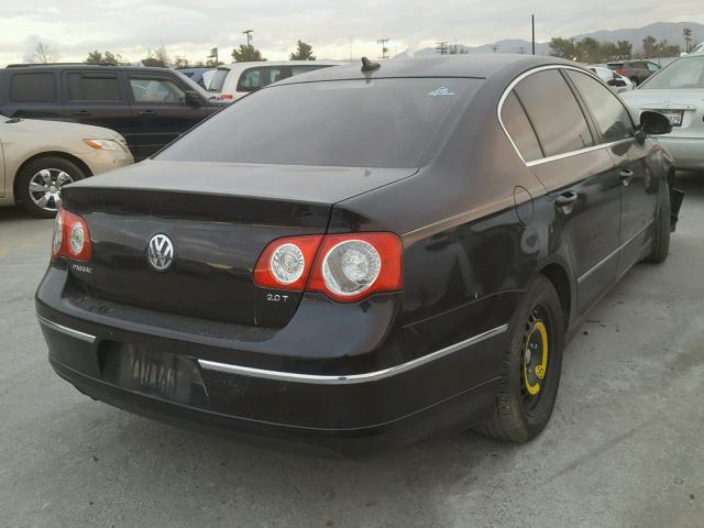WVWAK73C38E078266 - 2008 VOLKSWAGEN PASSAT KOM BLACK photo 4
