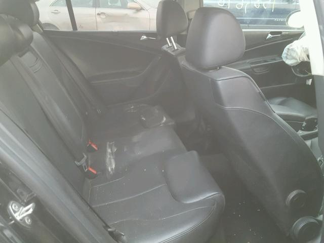 WVWAK73C38E078266 - 2008 VOLKSWAGEN PASSAT KOM BLACK photo 6