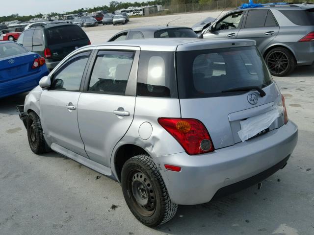 JTKKT624540077626 - 2004 TOYOTA SCION XA GRAY photo 3