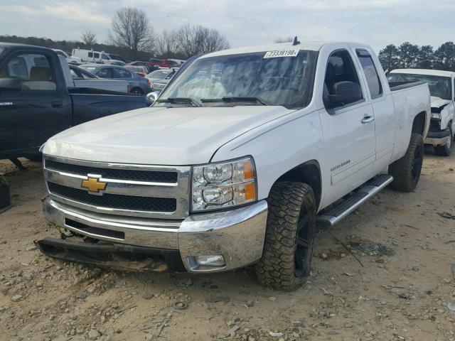 1GCRCSE07CZ244327 - 2012 CHEVROLET SILVERADO WHITE photo 2