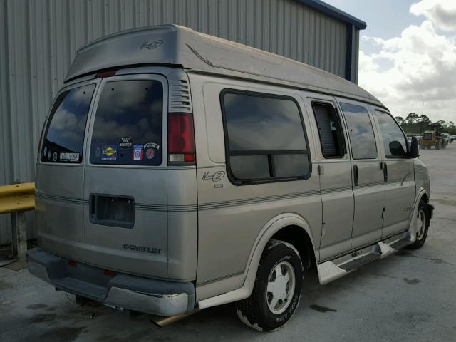 1GBFG15M4Y1257602 - 2000 CHEVROLET EXPRESS G1 BEIGE photo 4