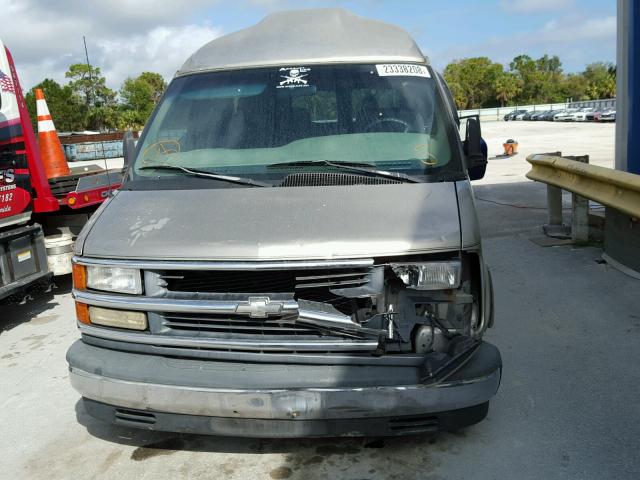 1GBFG15M4Y1257602 - 2000 CHEVROLET EXPRESS G1 BEIGE photo 9