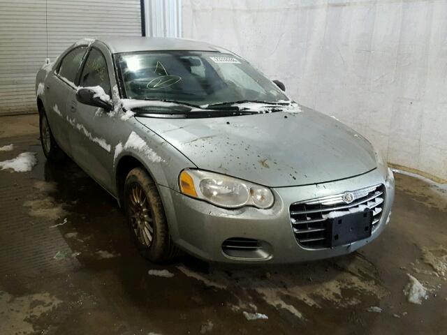 1C3EL46X76N176780 - 2006 CHRYSLER SEBRING SILVER photo 1