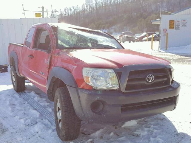 5TEUU42N87Z353392 - 2007 TOYOTA TACOMA ACC RED photo 1