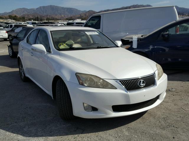 JTHBK262992086075 - 2009 LEXUS IS 250 WHITE photo 1