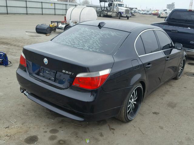 WBANA73545CR59472 - 2005 BMW 530 I BLACK photo 4