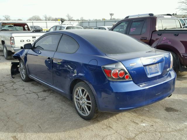 JTKDE167890291057 - 2009 TOYOTA SCION TC ლურჯი ფოტო 3