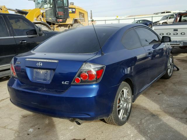 JTKDE167890291057 - 2009 TOYOTA SCION TC BLUE photo 4