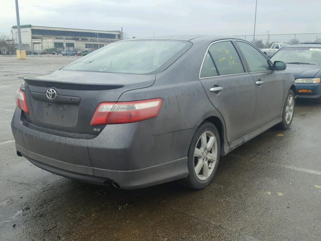 4T1BE46K88U226023 - 2008 TOYOTA CAMRY CE GRAY photo 4