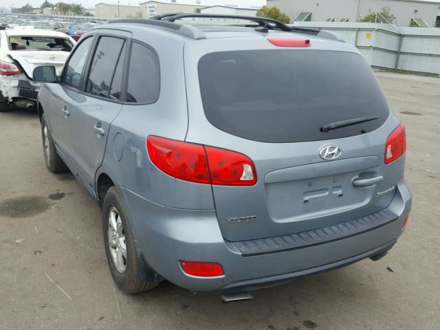 5NMSH13E39H242339 - 2009 HYUNDAI SANTA FE S SILVER photo 3