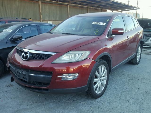 JM3TB38V980157408 - 2008 MAZDA CX-9 BURGUNDY photo 2