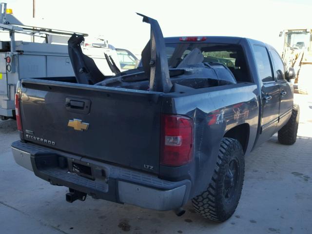 3GCRKTE36AG197677 - 2010 CHEVROLET SILVERADO GRAY photo 4